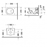 -   Duravit Starck 2 00066990000 Soft Close.