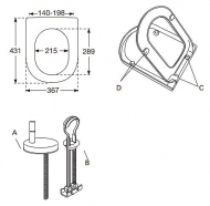 -   Villeroy & Boch Sentique 98M8S101 Soft Close
