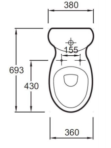 - Jacob Delafon Patio E70007  E4187  4101G Soft Close.